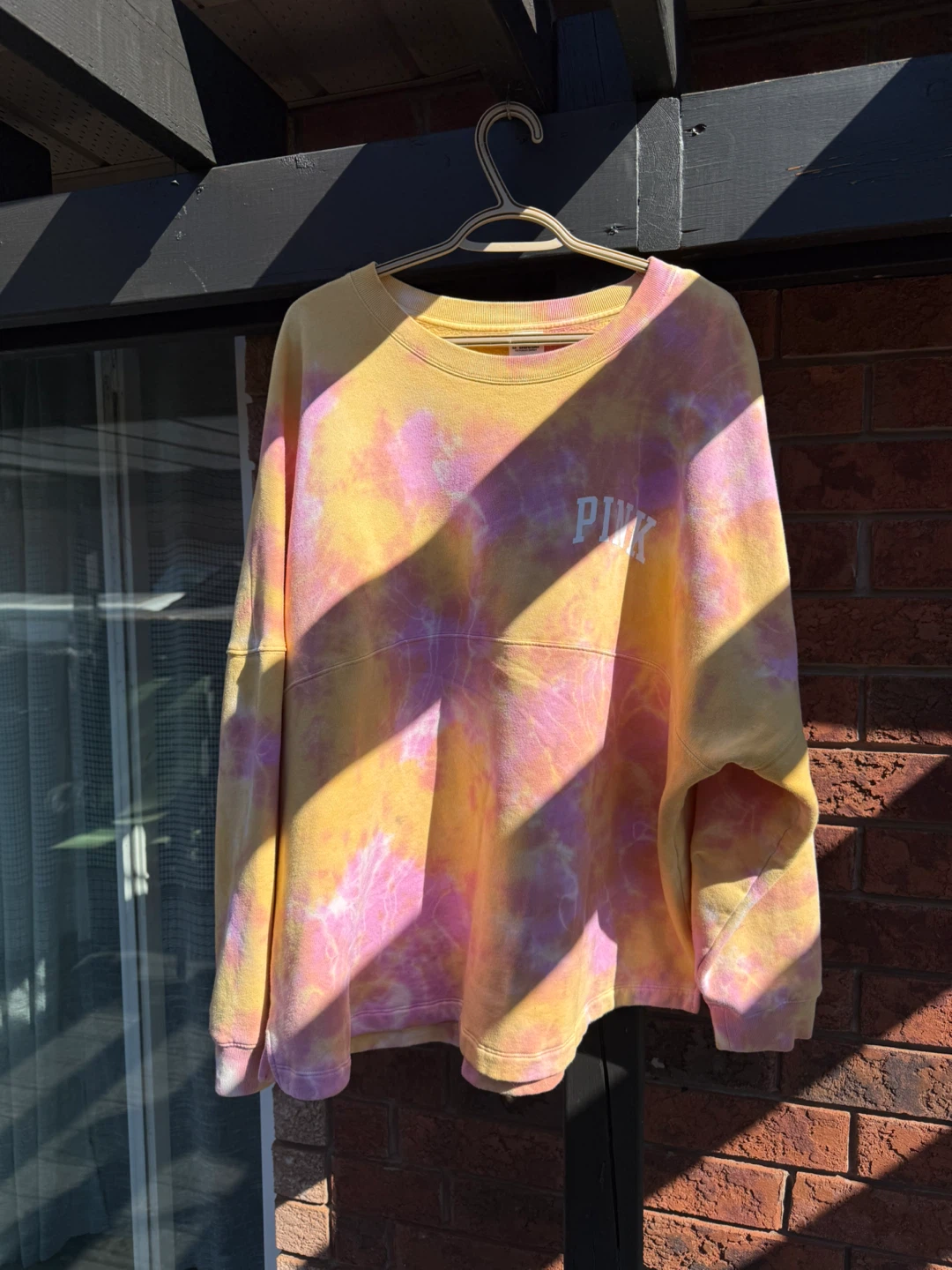 Victoria's Secret Pink Tie-Dye Crewneck Sweatshirt