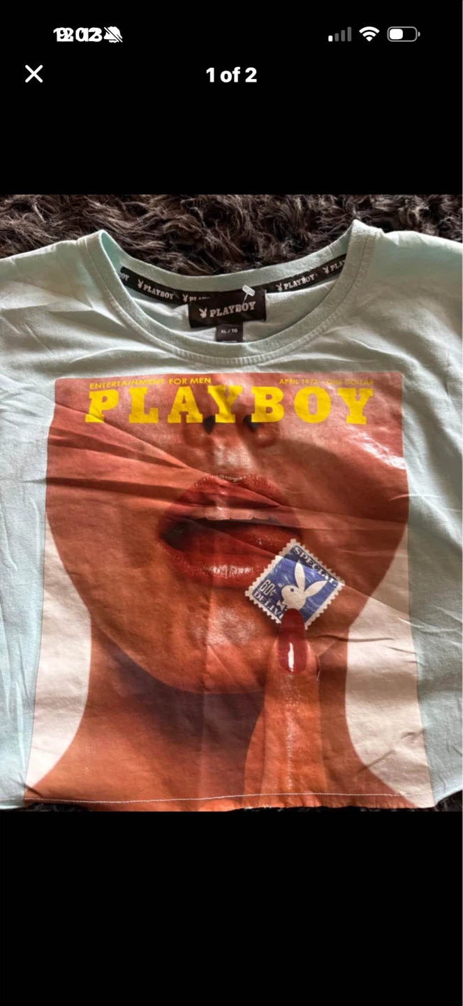 Playboy Graphic Crop Top