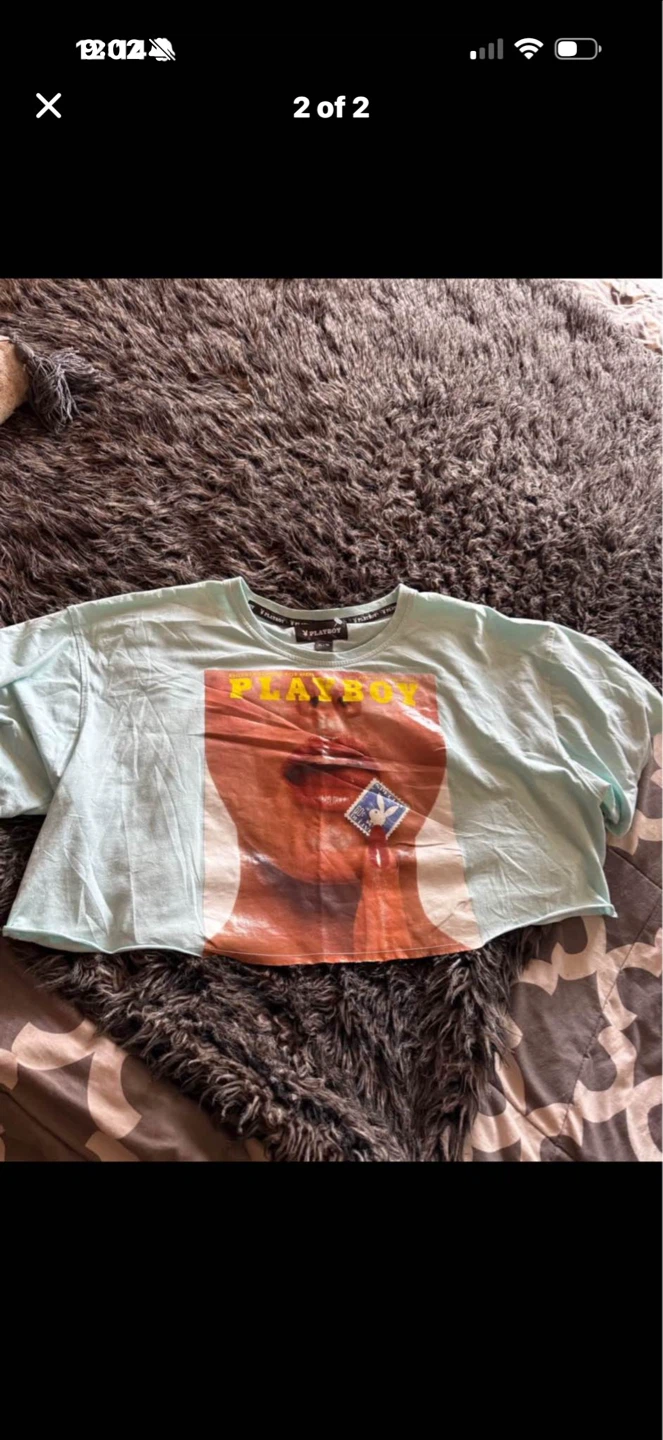 Playboy Graphic Crop Top - photo 2