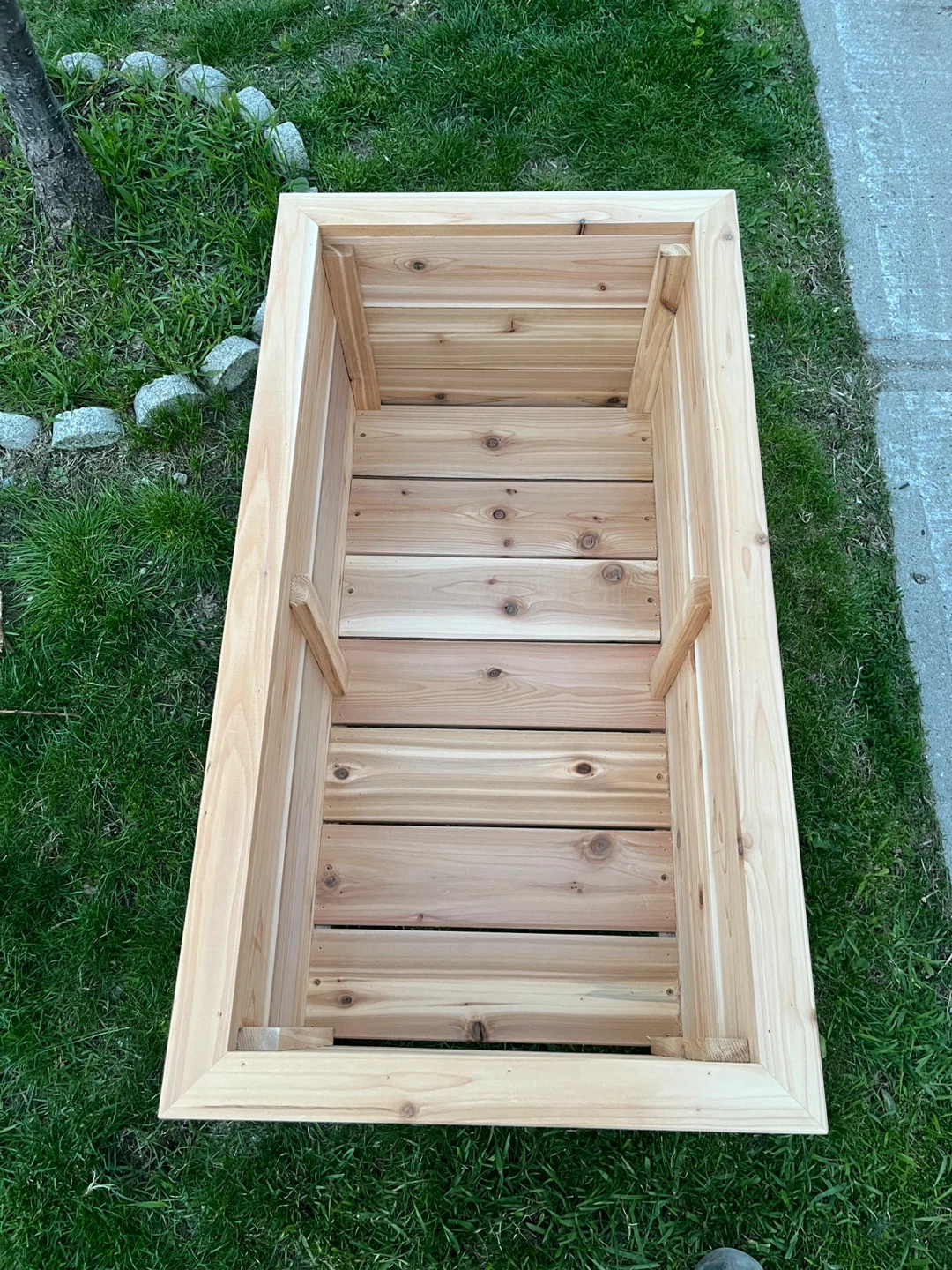 hand crafted Cedar Raised Garden Planter Box - photo 3