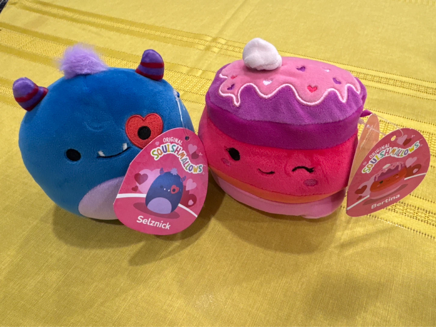 Squishmallows Selznick & Bertina Plush Toys