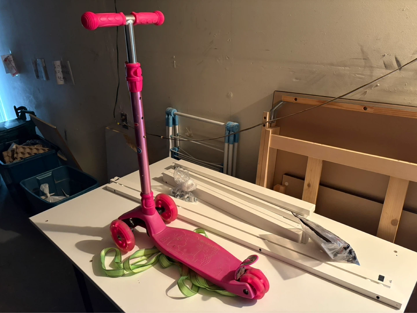 Pink 3-Wheel Scooter