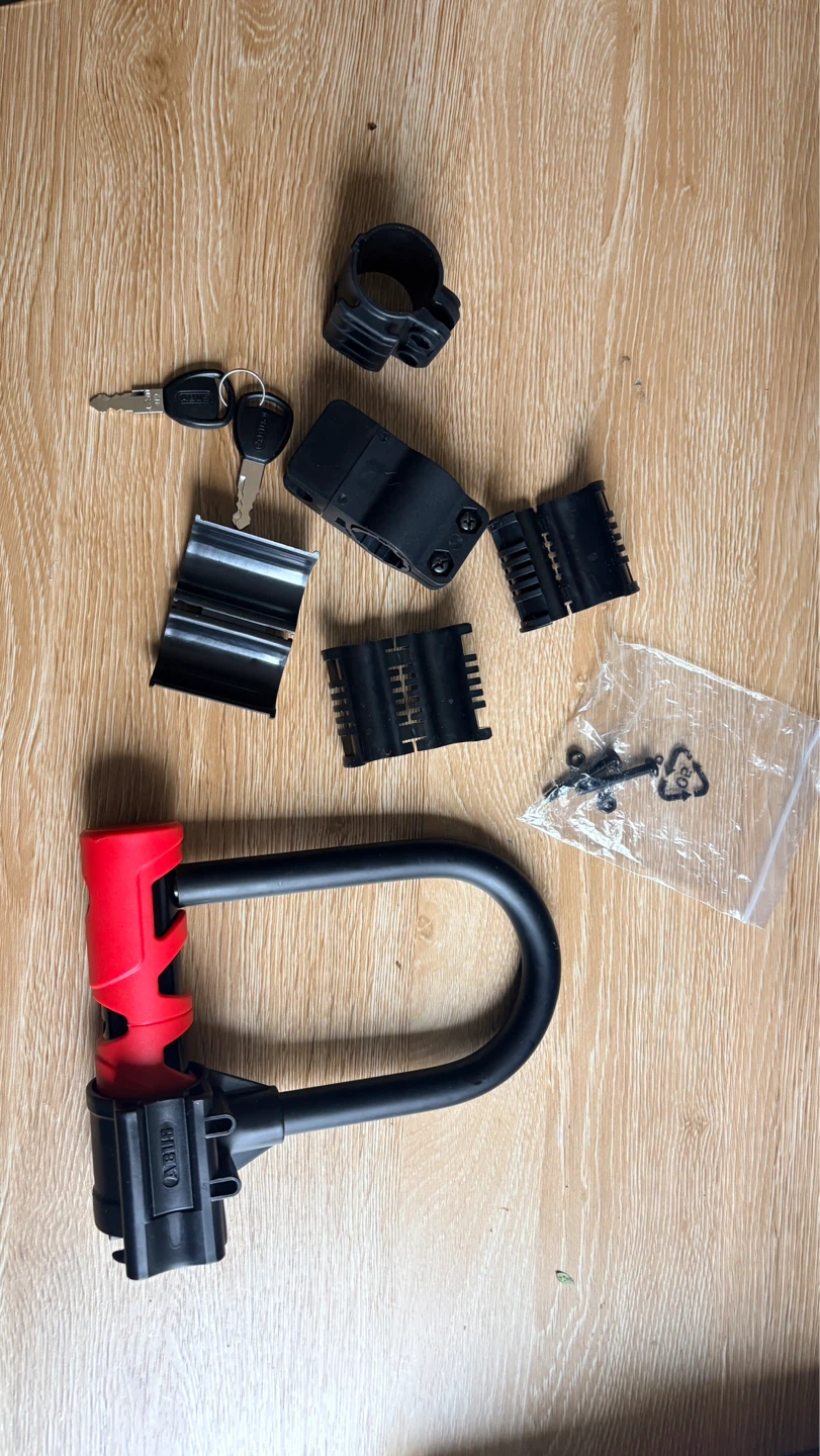 NEW ABUS bike U-Lock with Mount and Keys - photo 5