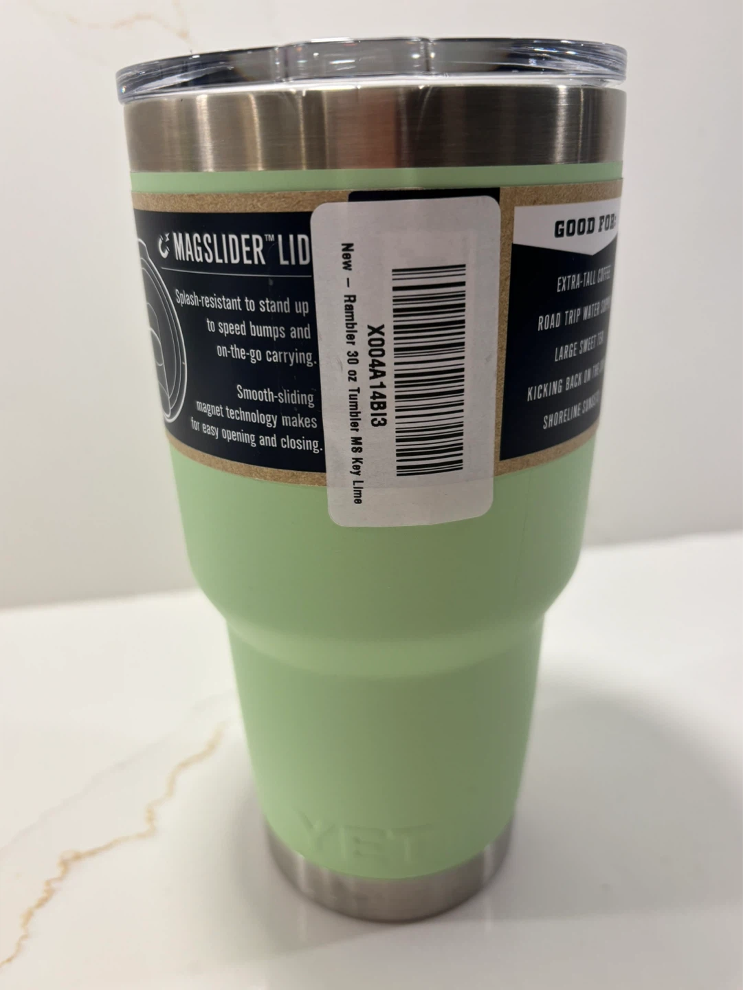 NEW YETI Rambler 30 oz Tumbler W/Magslider Lid Mint Green NEW - photo 3