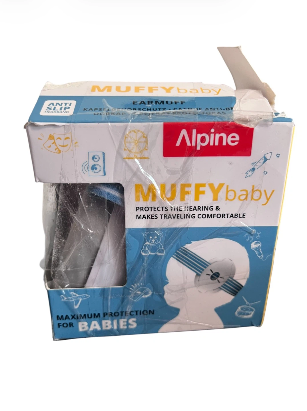 Alpine Muffy Baby Noise Cancelling Ear Protection – Denim