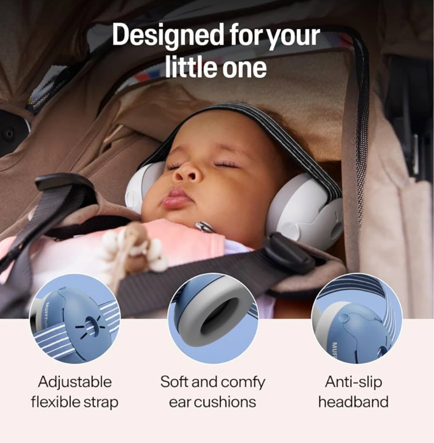 Alpine Muffy Baby Noise Cancelling Ear Protection – Denim - photo 5