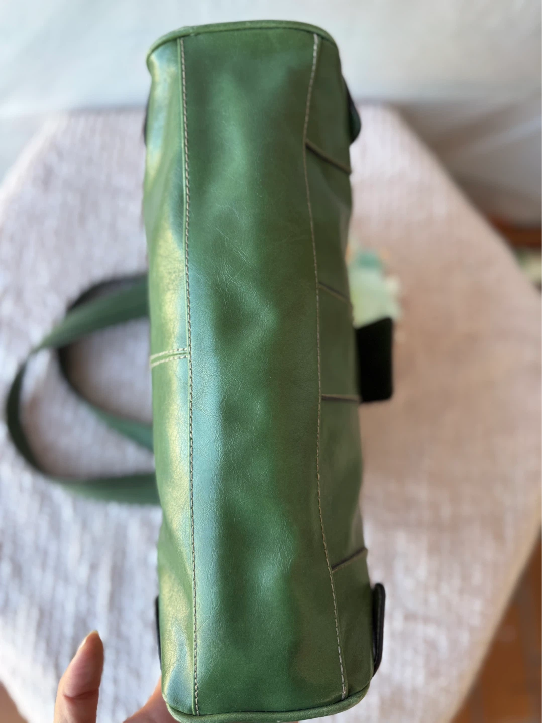Nine West Green Leather Tote Bag - photo 3