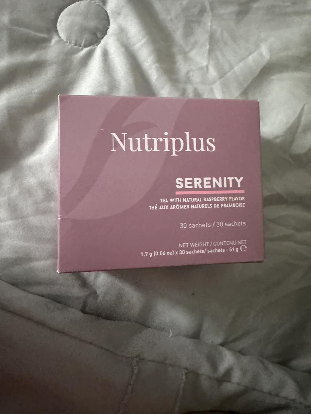 Nutriplus Serenity Raspberry Tea - 30 Sachets