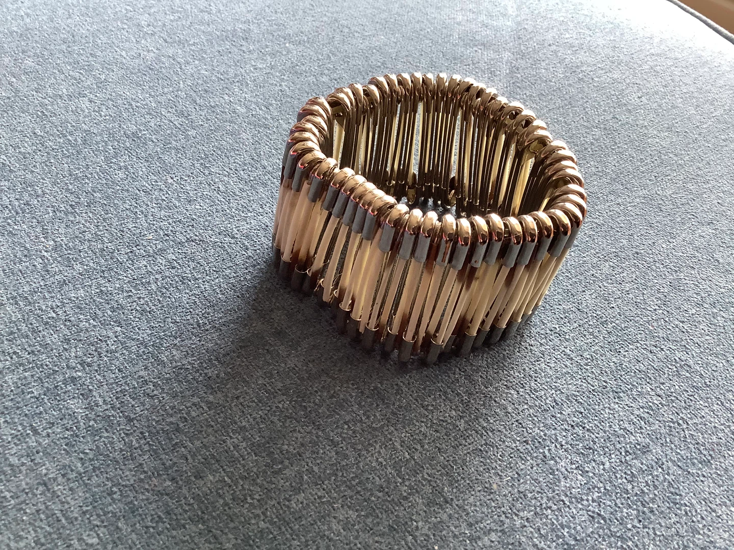 Unique Hd Crafted Indigenous Safety Pin Quill Bracelet 🐞 - photo 4