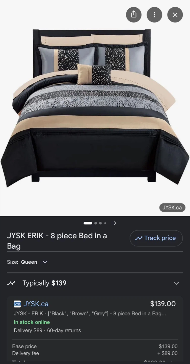 JYSK ERIK Queen 8 Piece Bed in a Bag - photo 5
