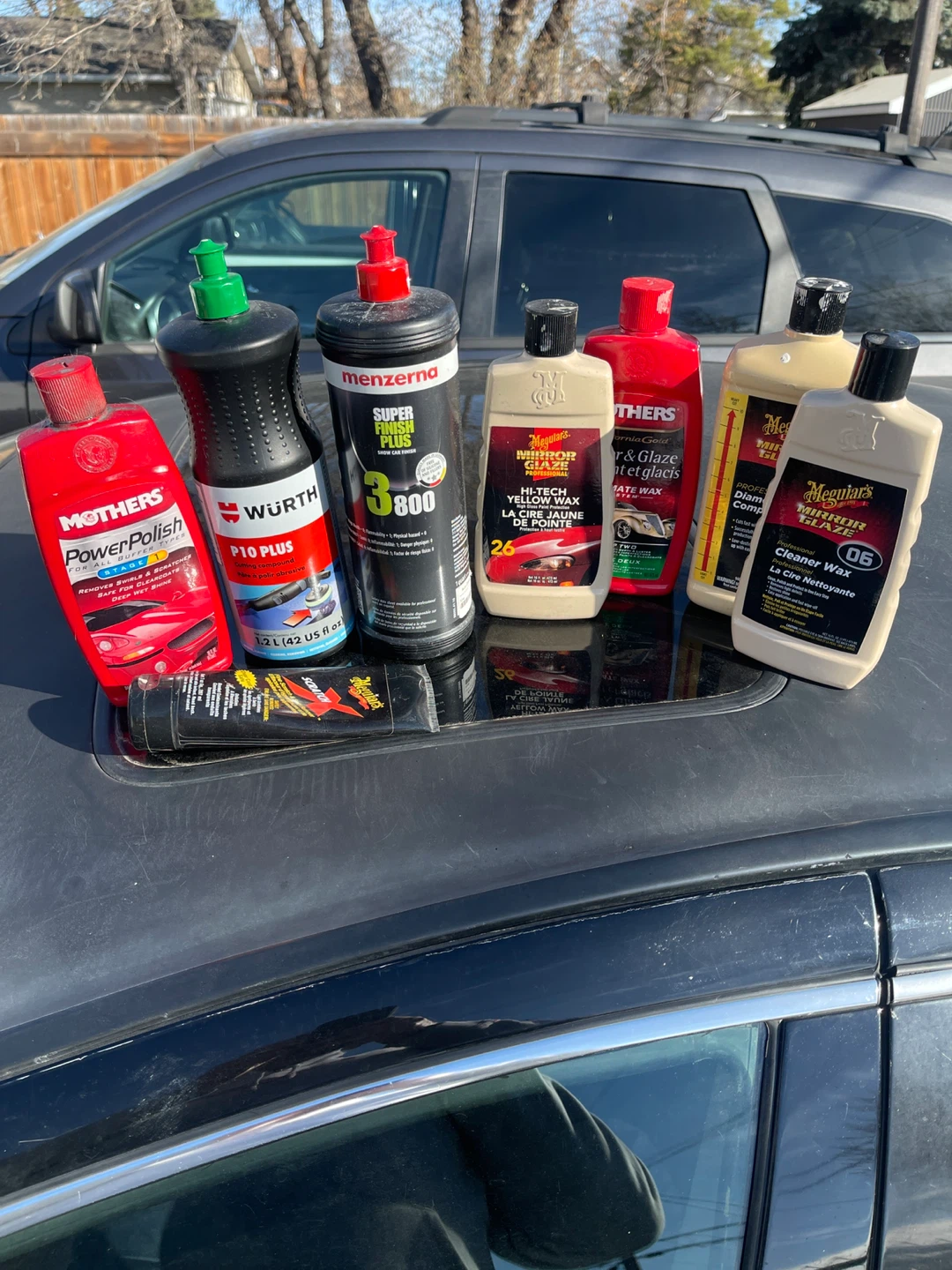 Polishing, Cutting, Waxing compounds.