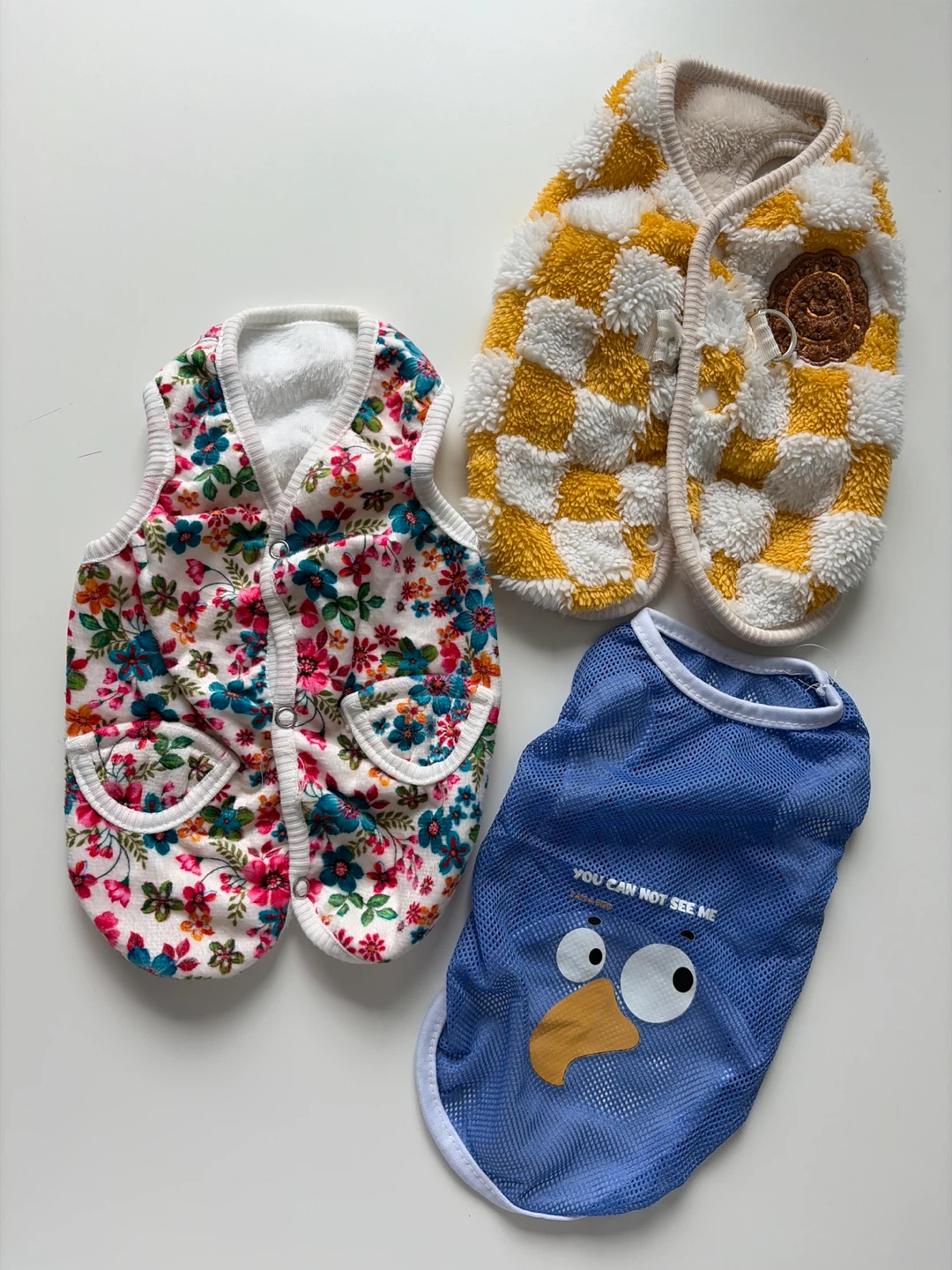 Bundle of 3 Dog Vests