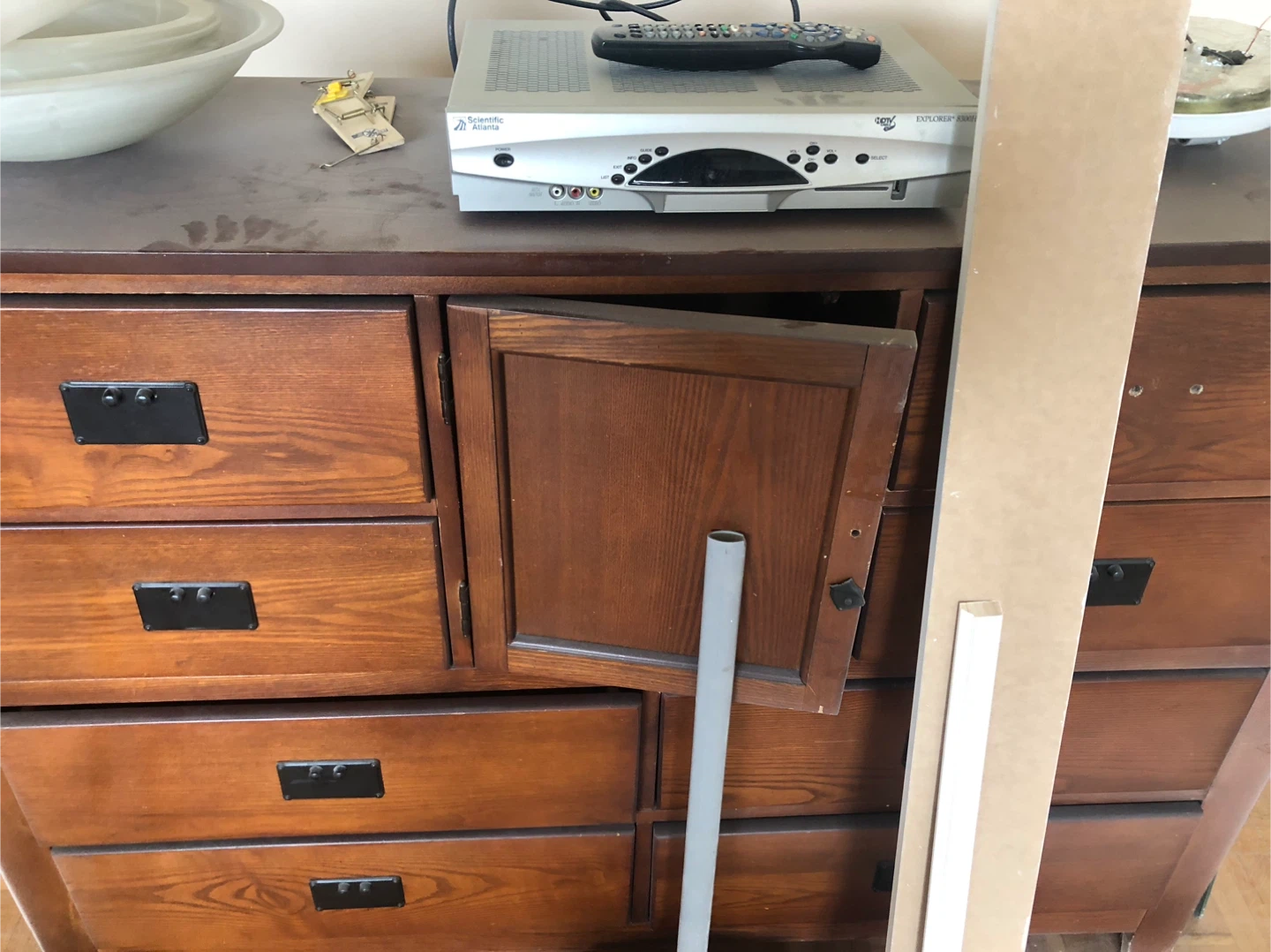 Wooden Dresser with Cabinet