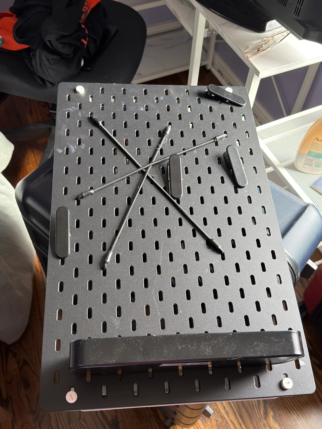 IKEA Black Pegboard 36x56cm