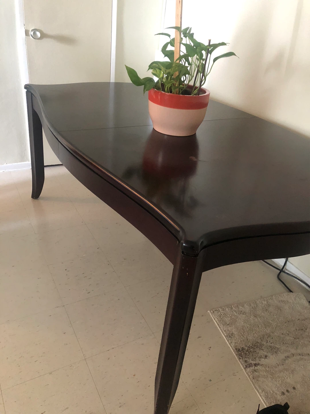Dark Wood Dining Table