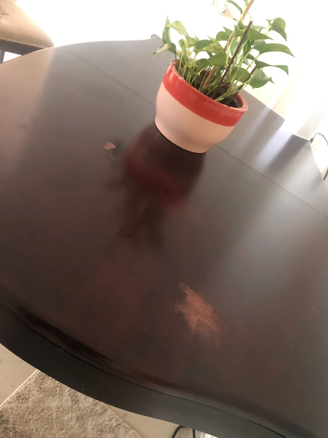 Dark Wood Dining Table - photo 2