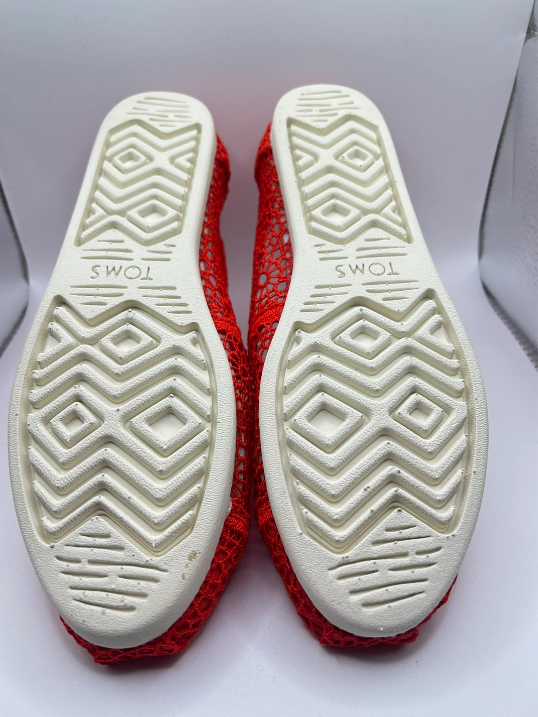 7.5 - NEW in box! TOMS Crochet Flats “Orange” - photo 5