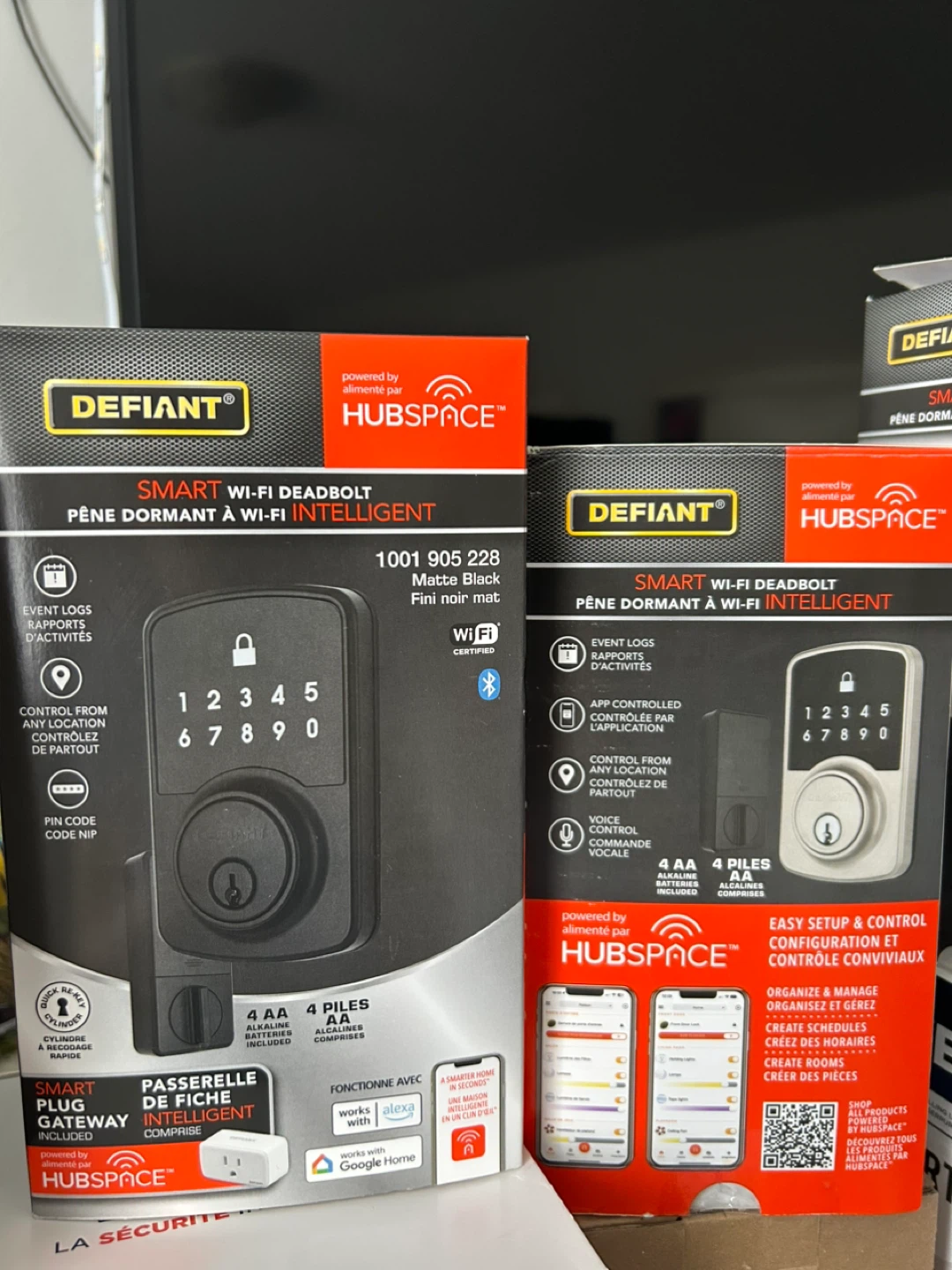 NEW Defiant Smart Wi-Fi Deadbolt Matte Black