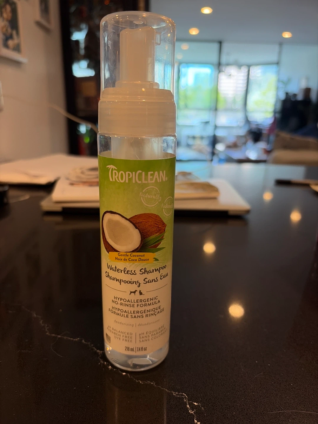 TropiClean Gentle Coconut Waterless Shampoo 7.4 fl oz