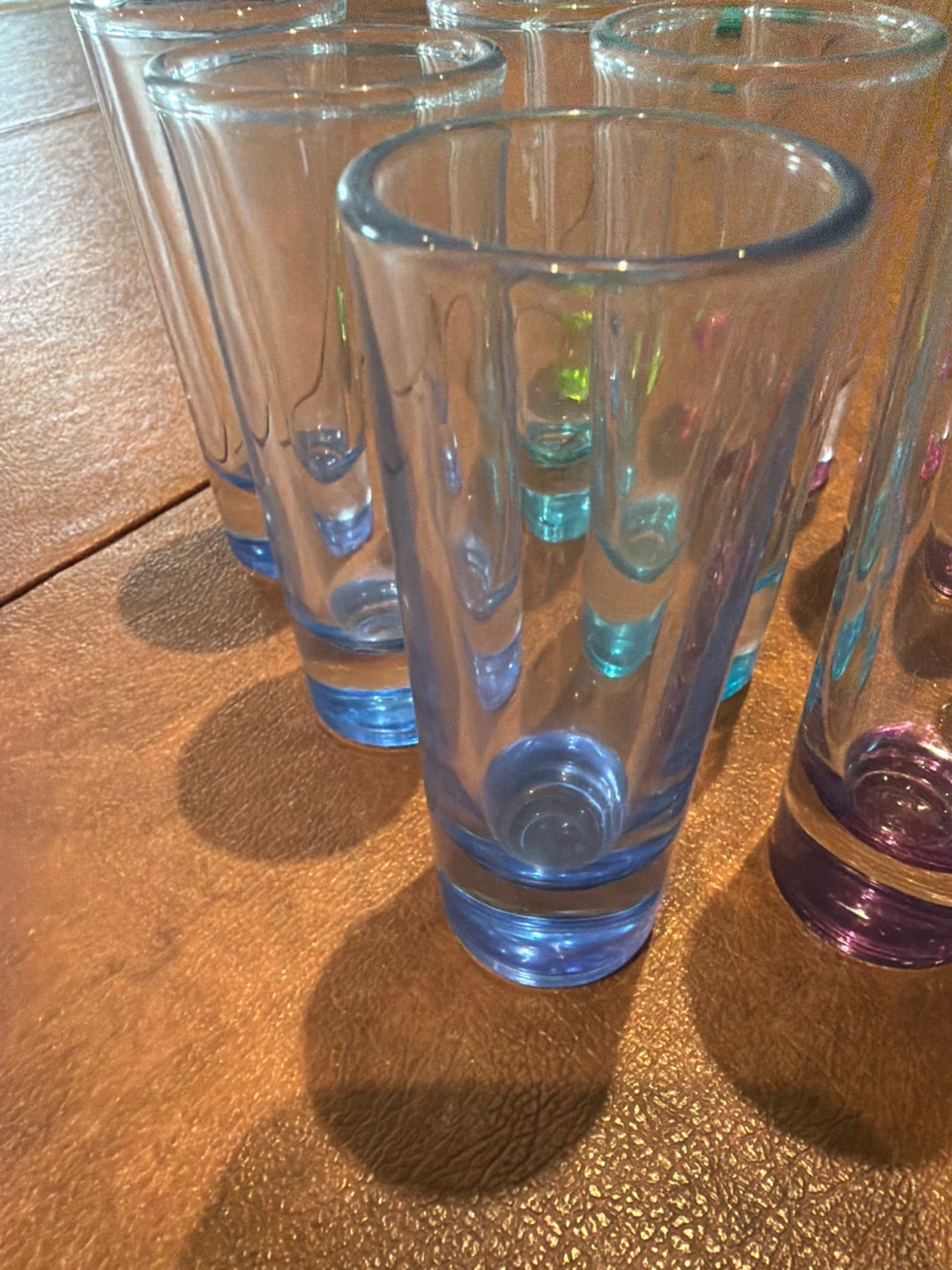 Set of 10 Coloured Shot Glasses - photo 2