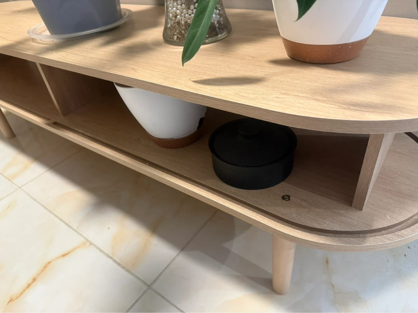 Open shelf Media Console - photo 2