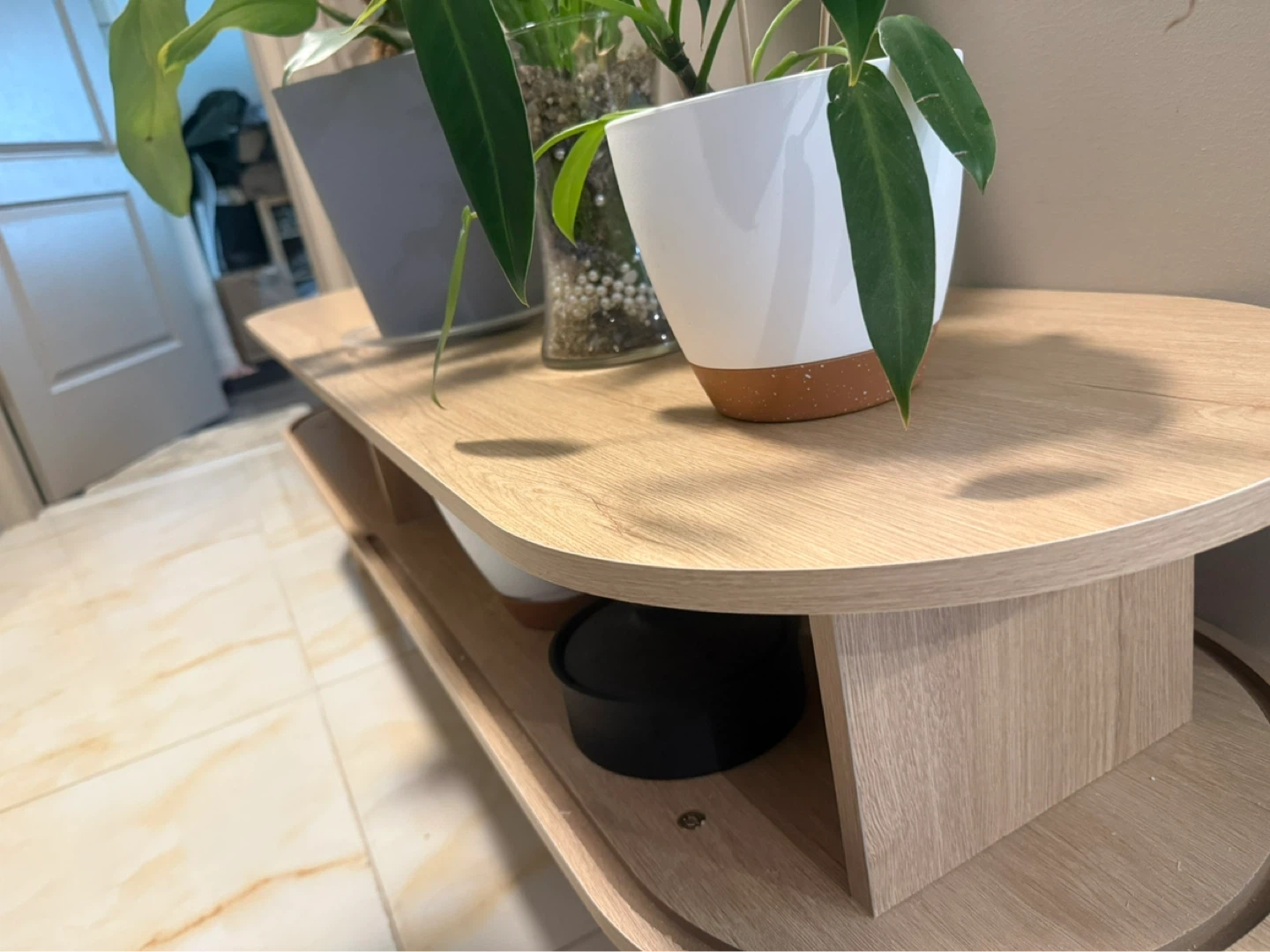 Open shelf Media Console - photo 3