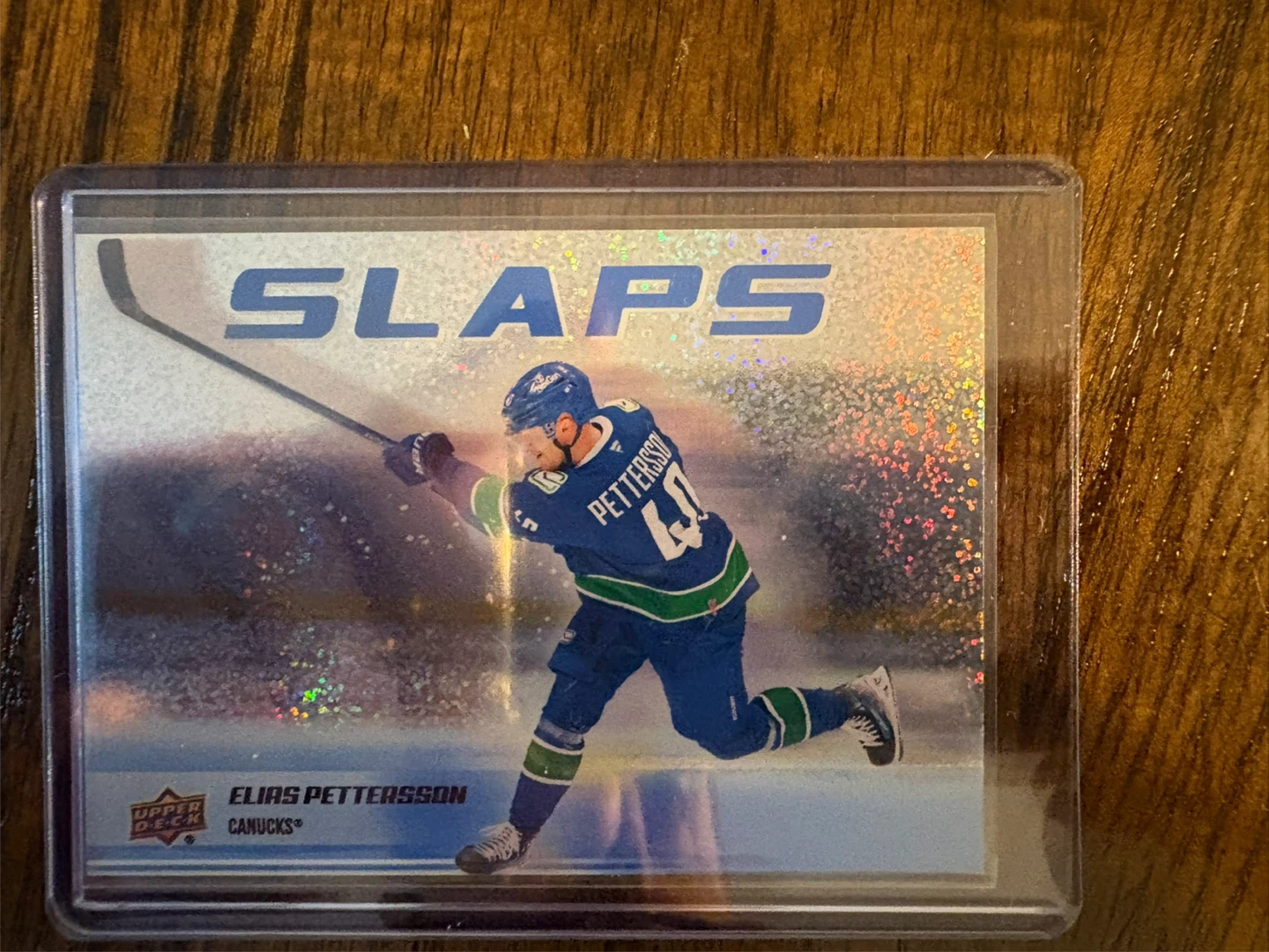 Elias Pettersson SLAPS Hockey Card