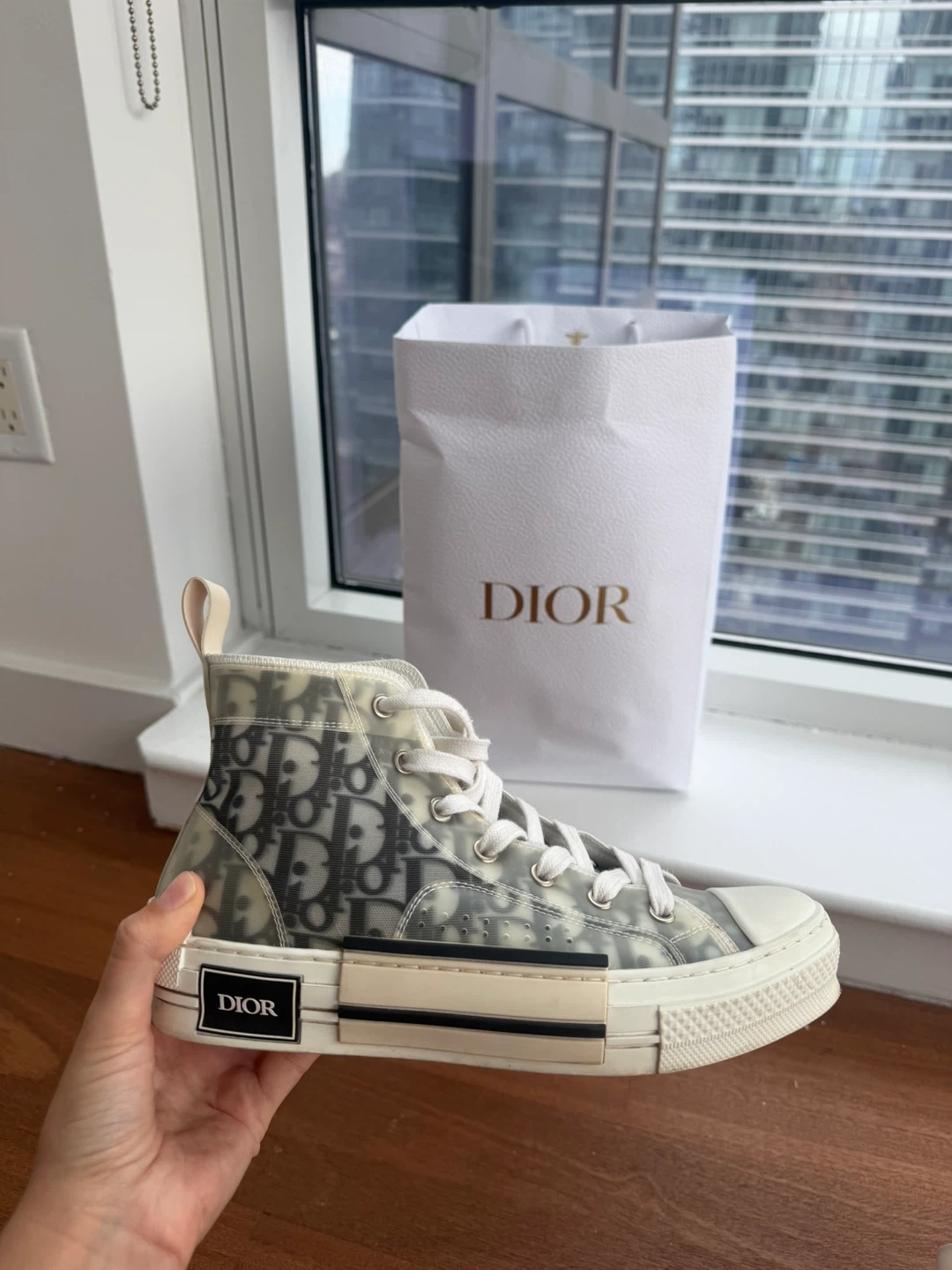 Dior High Top Sneakers 38.5 EU - 7.5-8 US