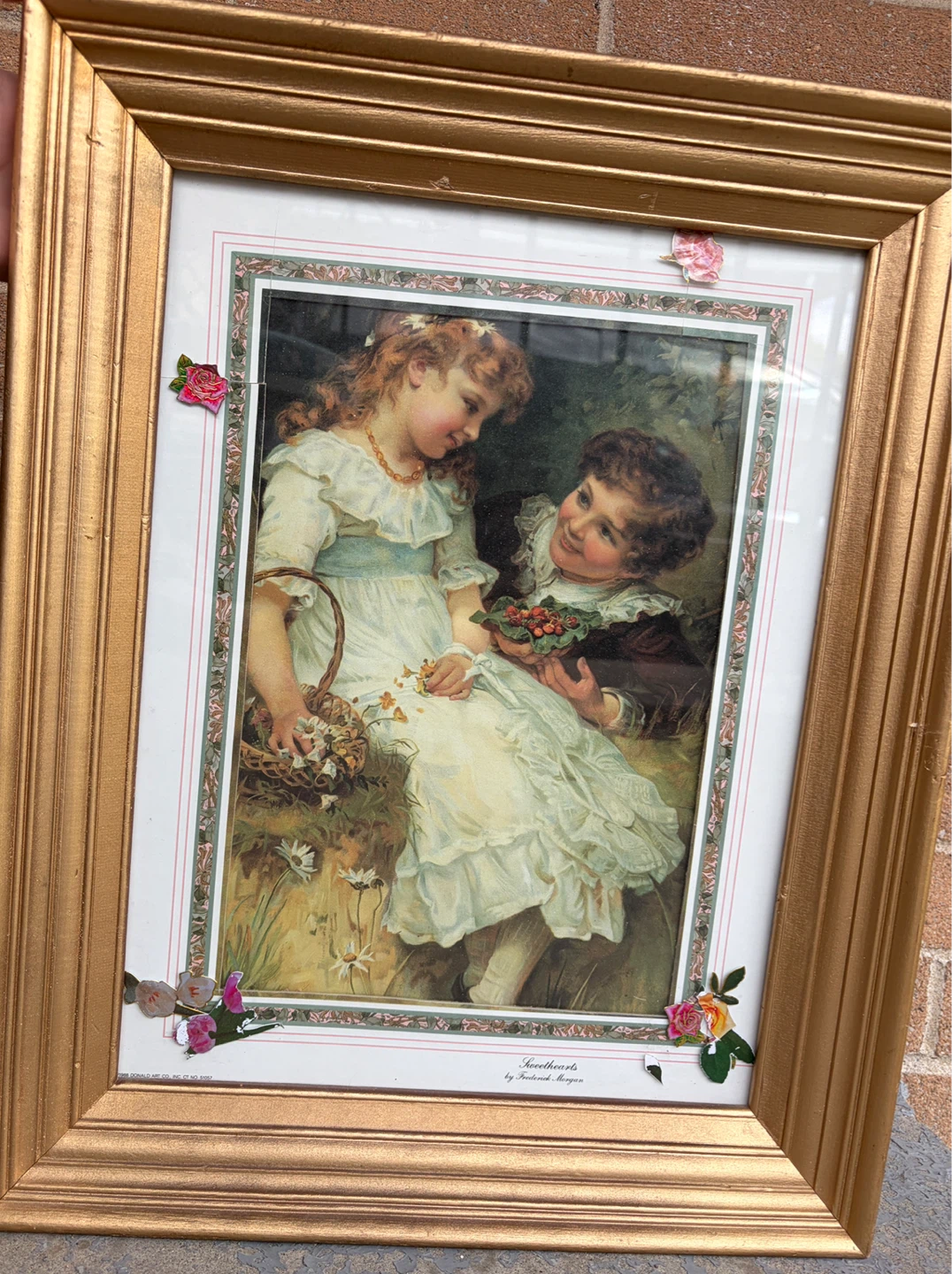 Sweethearts by Frederick Morgan Framed Print