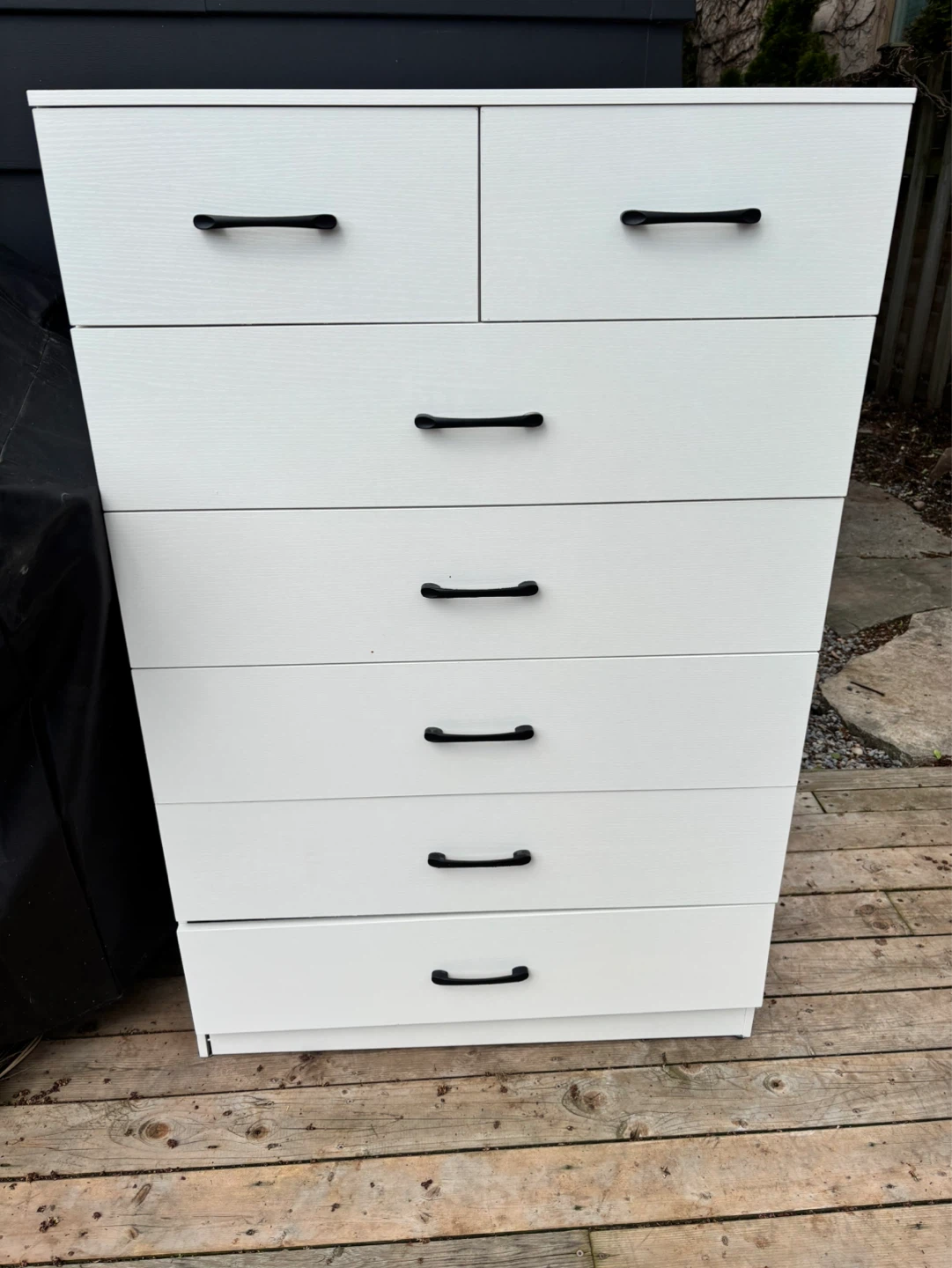 White 6-Drawer Dresser