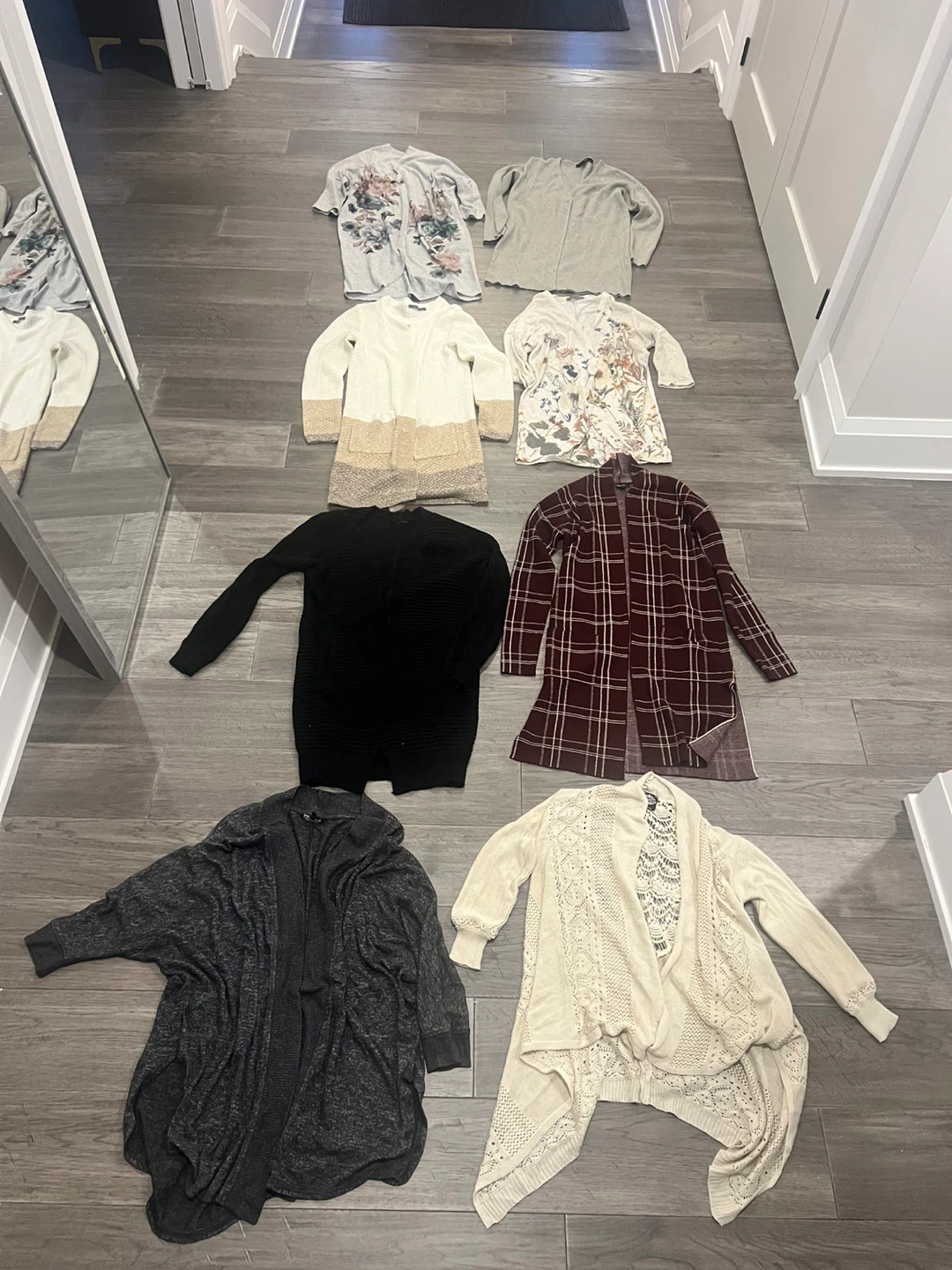 Bundle of 7 Women's Cardigans and Tops