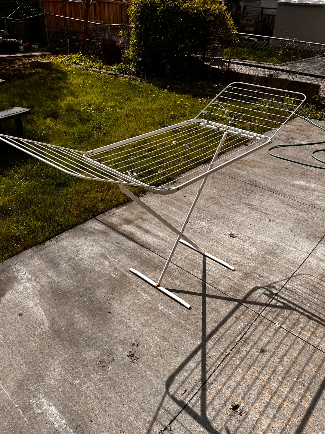 White Folding Drying Rack