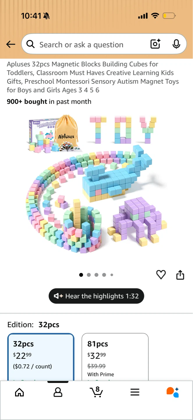 Apluses 27pcs Magnetic Building Blocks