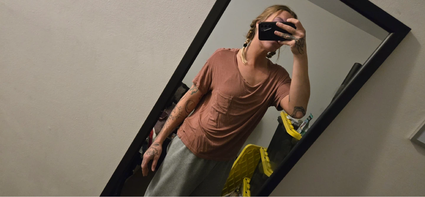 Soft Powder Mauve T Shirt - photo 2