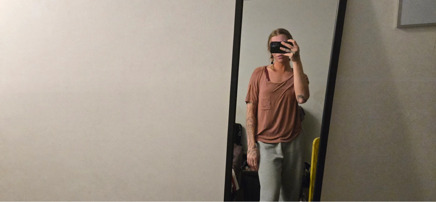 Soft Powder Mauve T Shirt