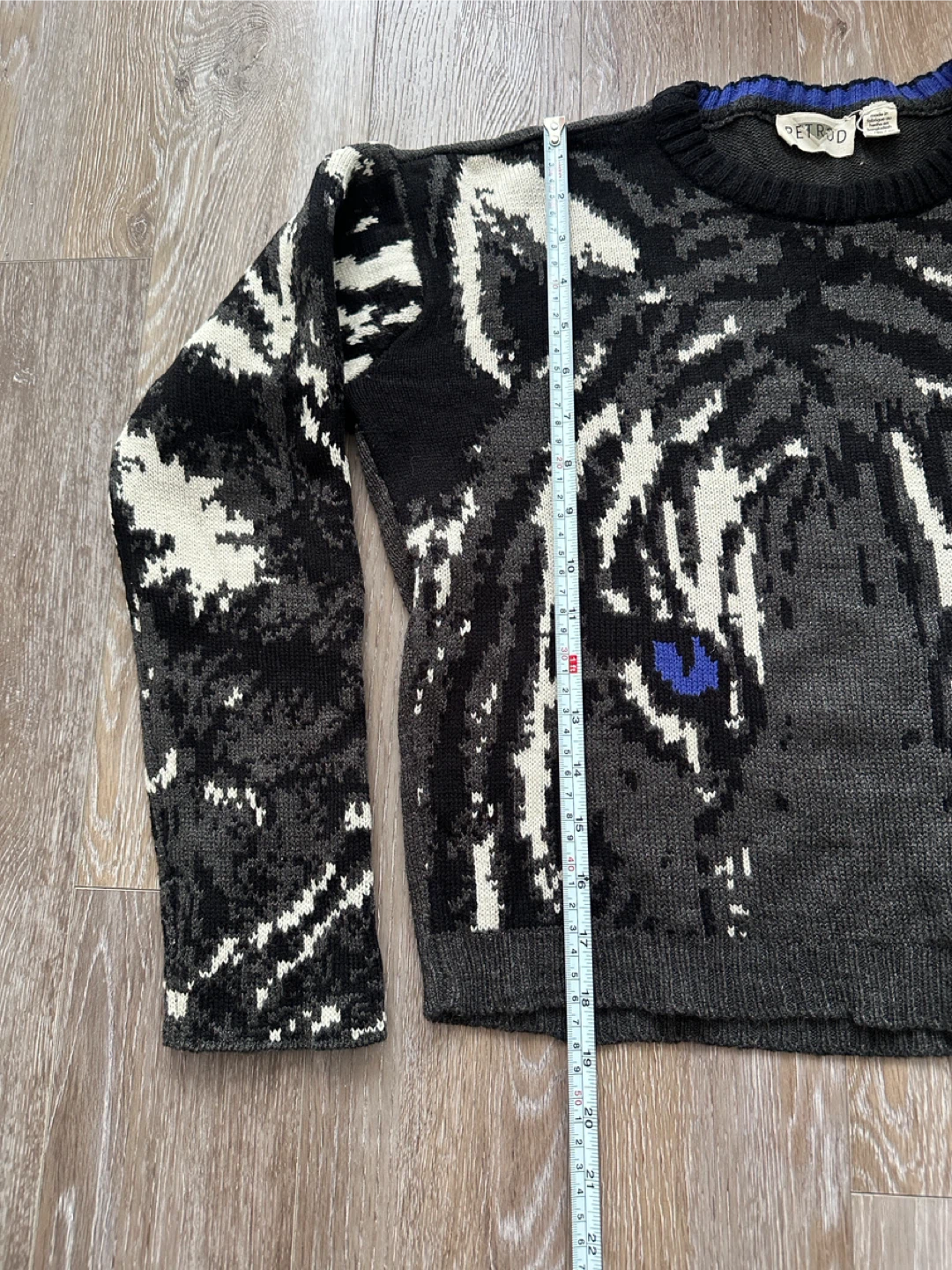 Vintage RETROD Tiger Face Sweater XS. 🌱 - photo 4