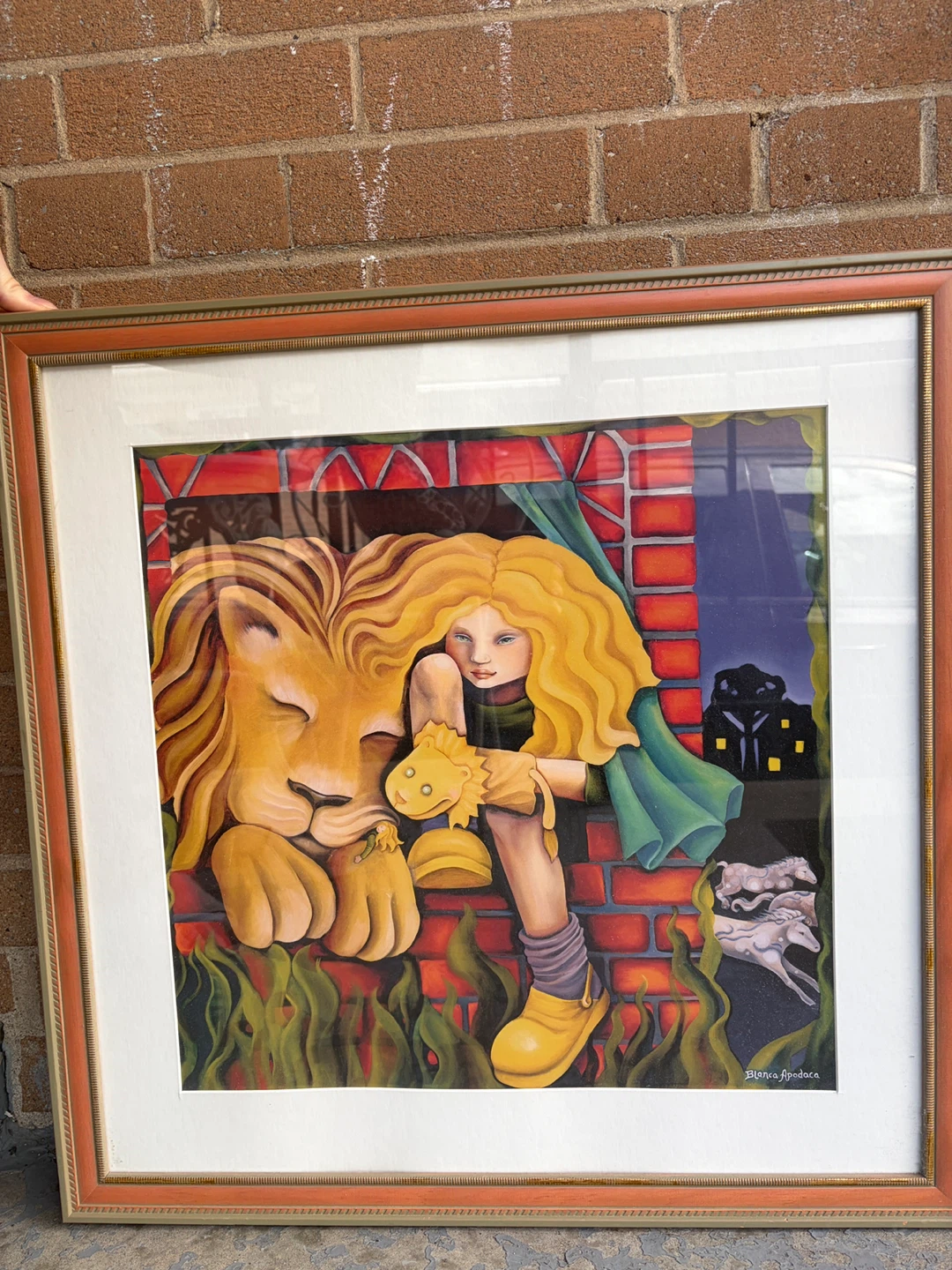 Framed Art Print by Blanca Apodaca