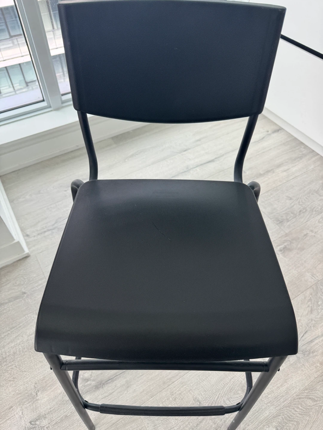 Set of 2 Ikea Black Bar Stool Chair - photo 2
