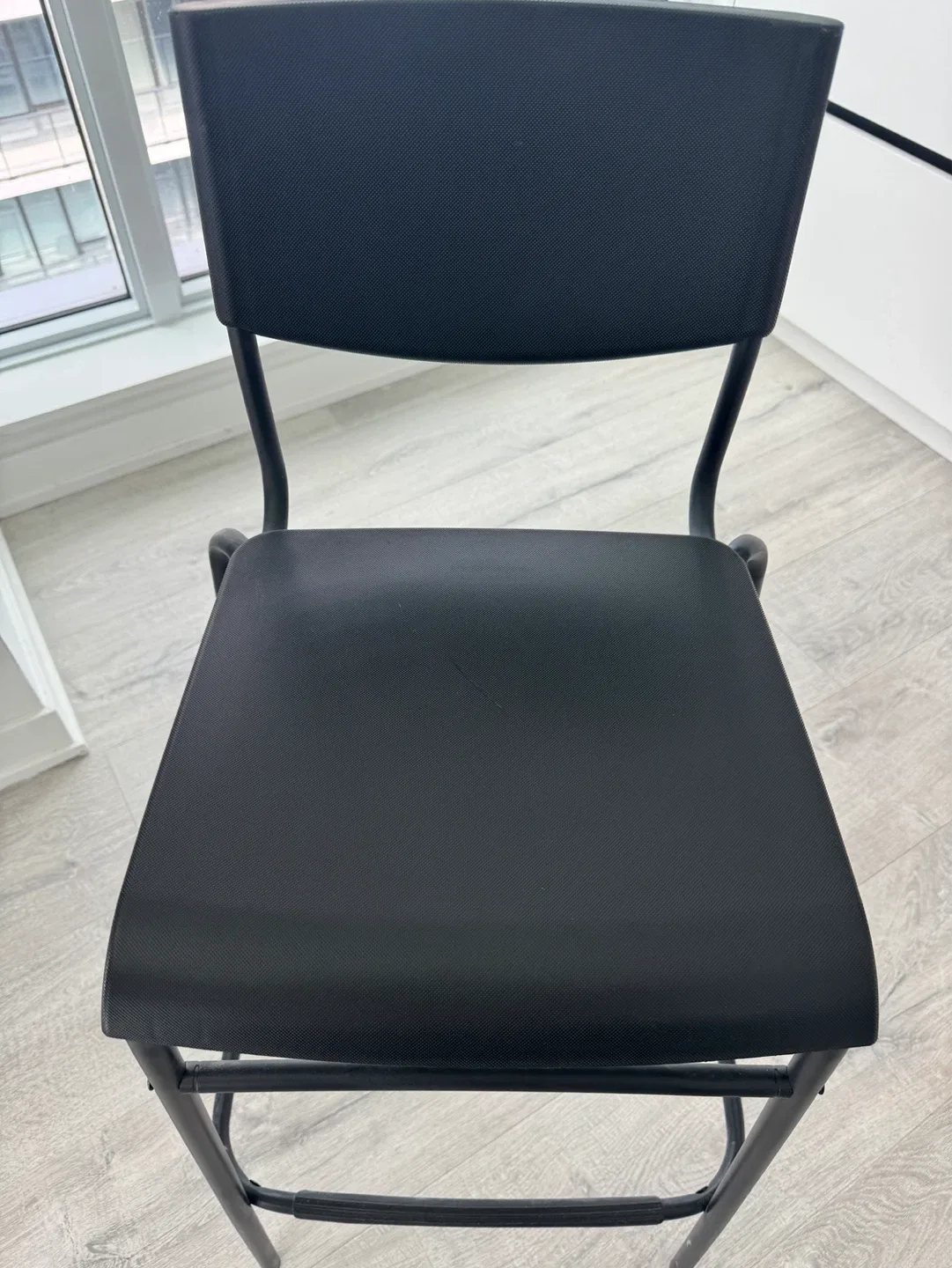 Set of 2 Ikea Black Bar Stool Chair - photo 2