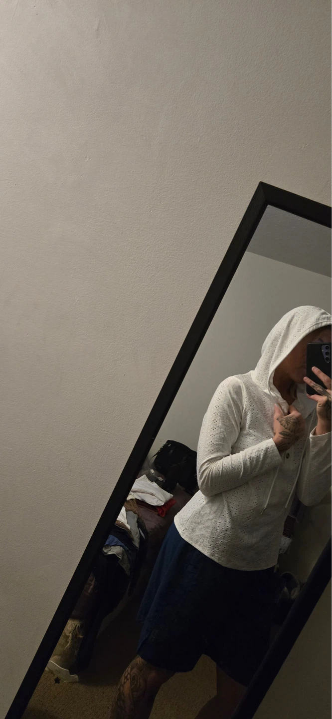 White Summer Hoodie - photo 2