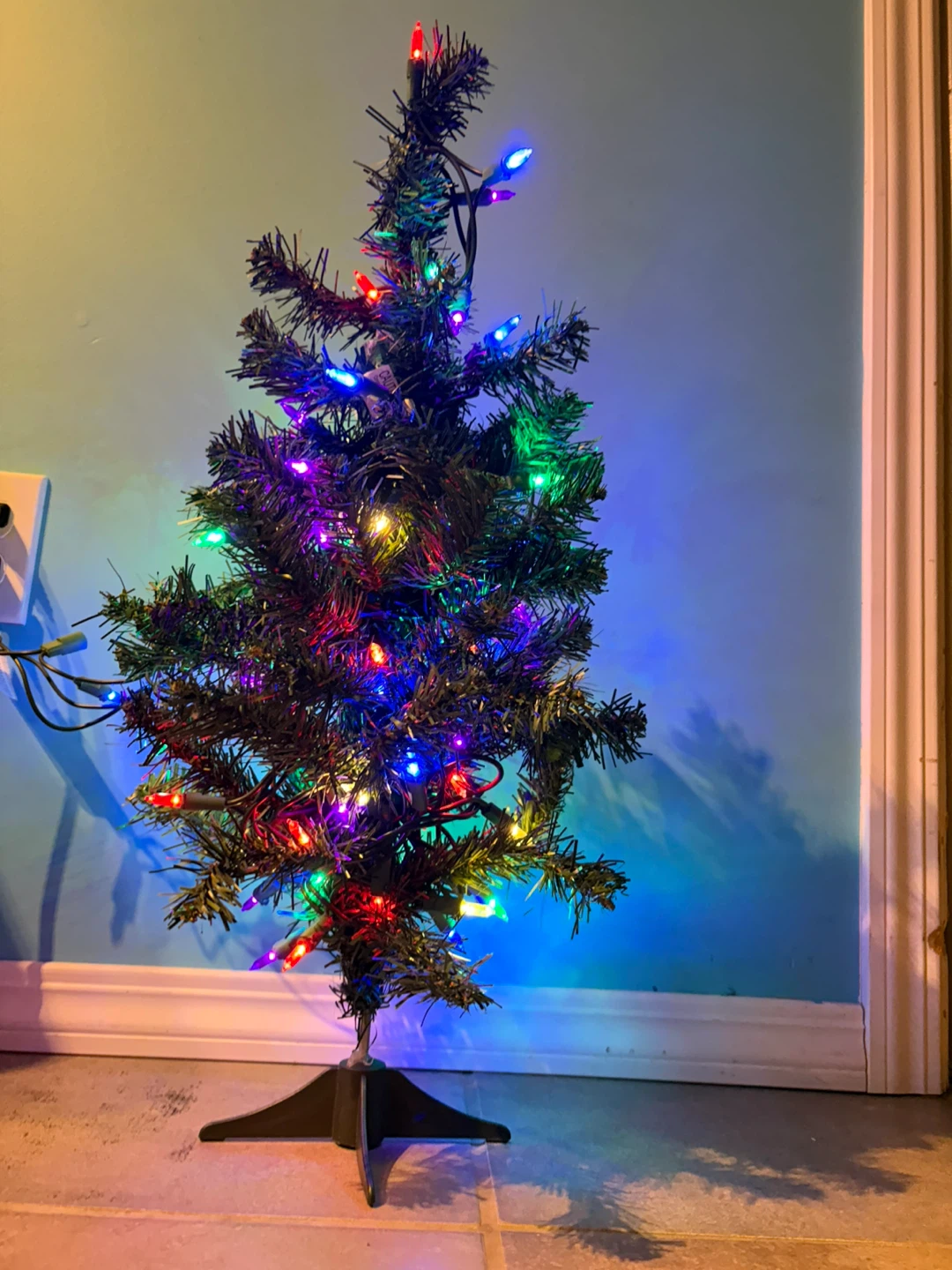 Pre-lit Artificial Mini Christmas Tree - photo 3