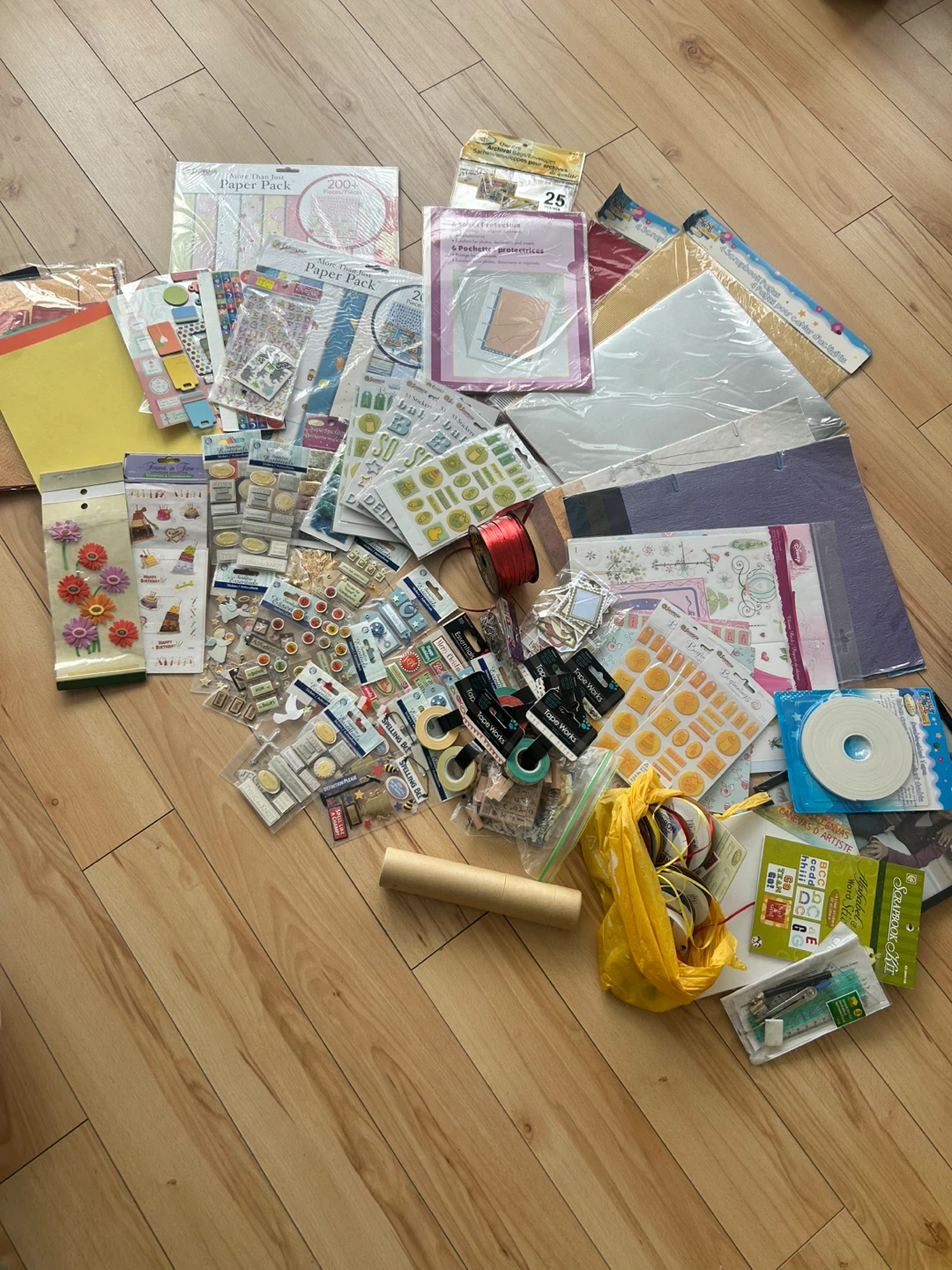 Scrapbooking and Paper Crafting Supplies Bundle