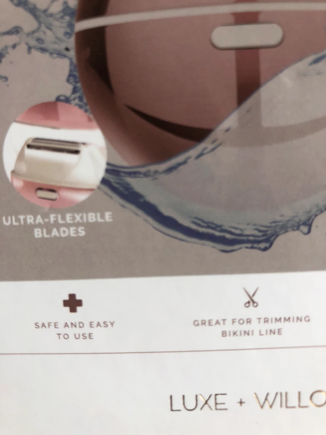 NEW Luxe + Willow Sleek Rechargeable Shaver - Rose Gold - photo 5