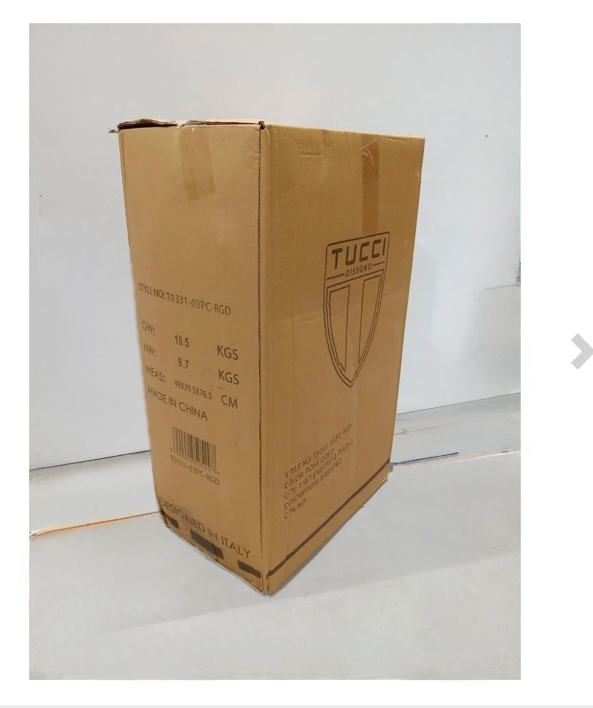 Brand new 3-Piece Tucci Luggage Set - 20"/24"/28" - photo 4