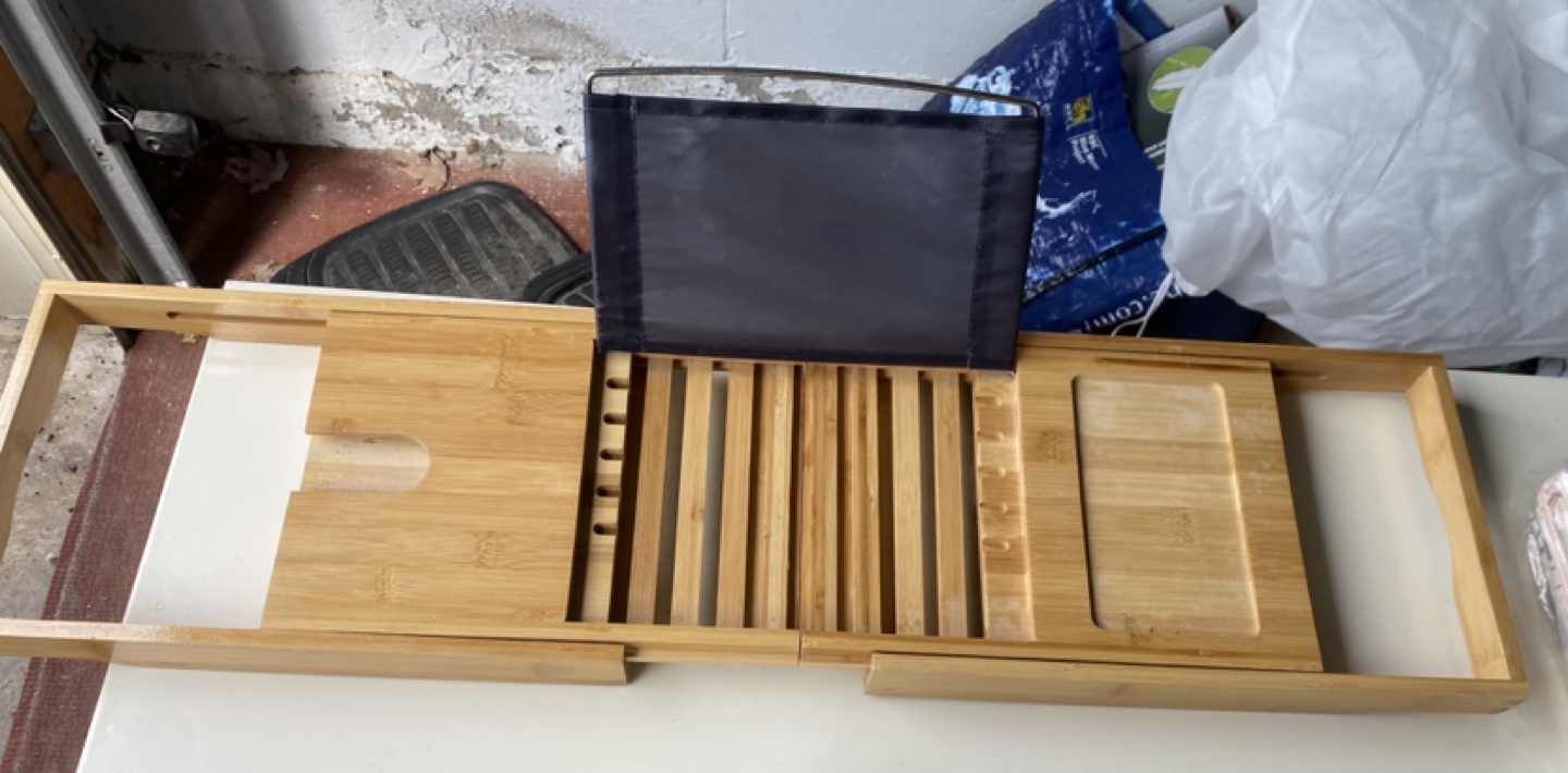 Bamboo Bath Caddy Tray