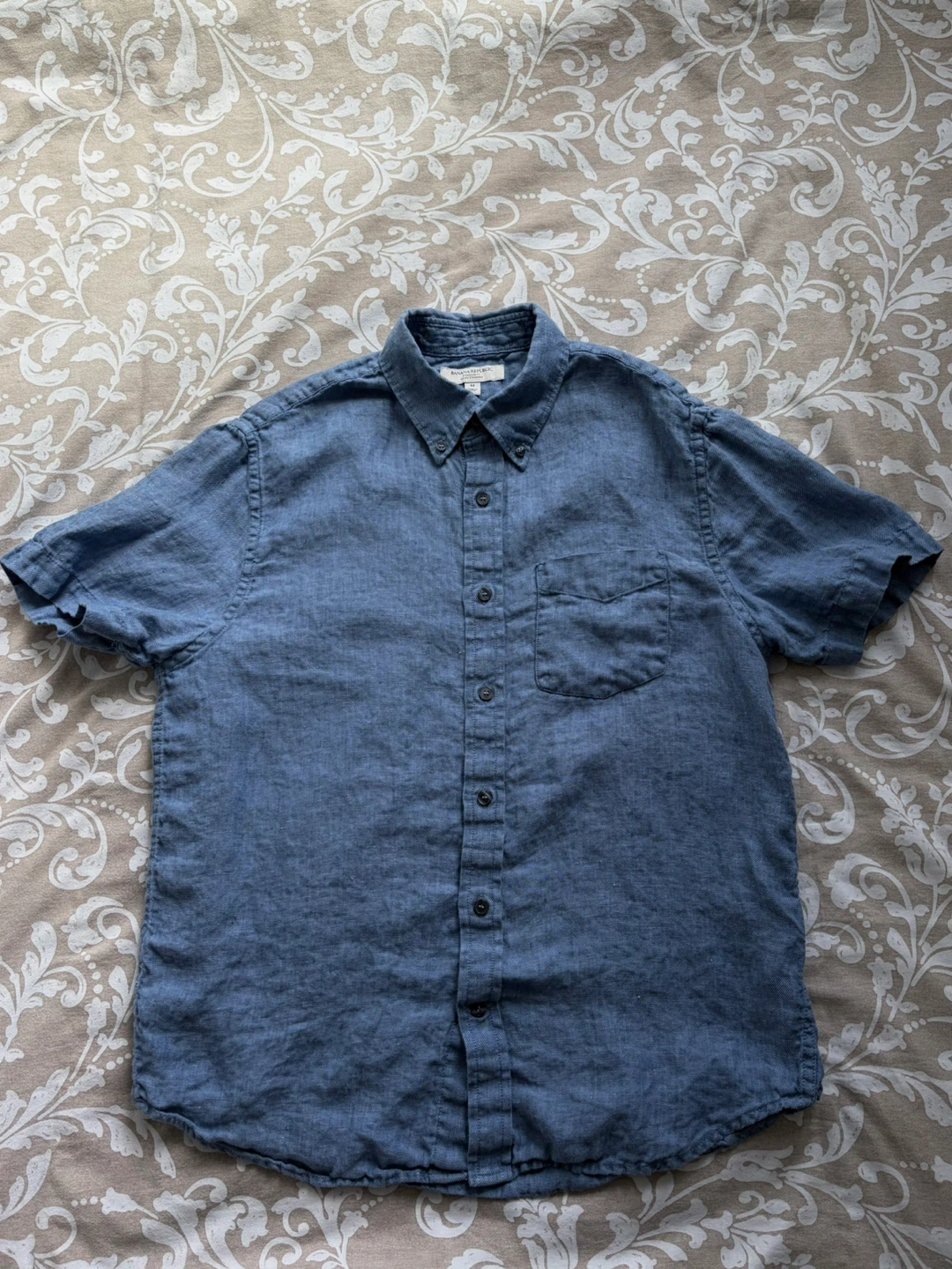 Banana Republic linen short sleeve shirt - photo 3