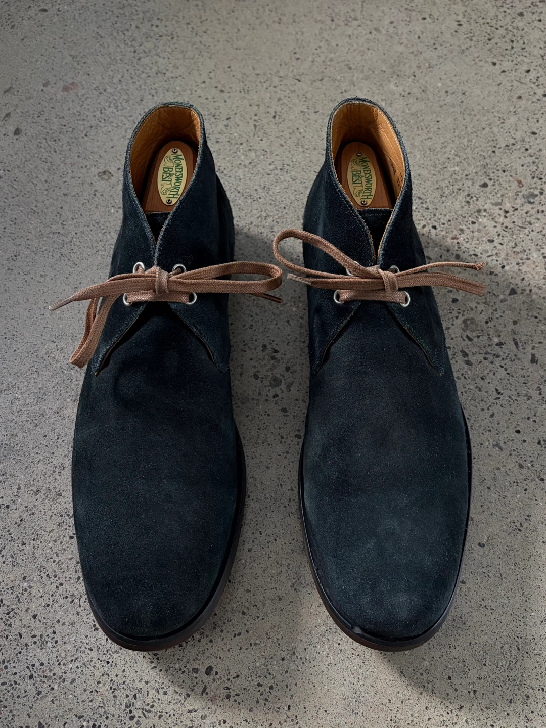 John Varvatos suede chukka boots