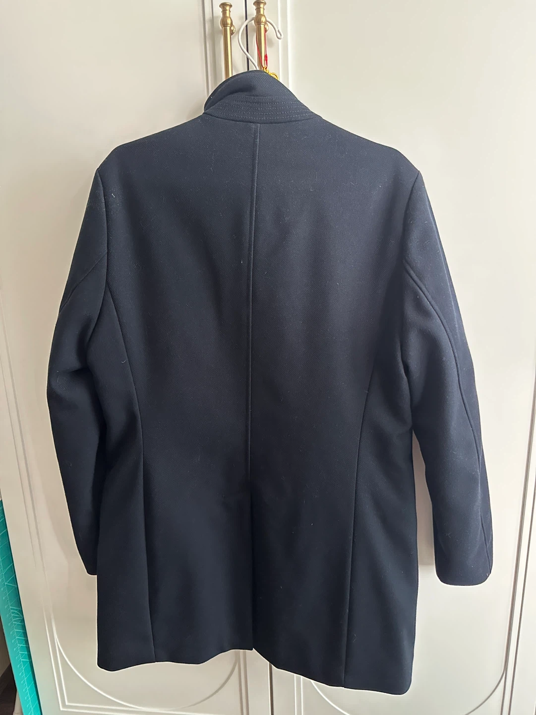 Zara Dark Navy Wool Blend Jacket Men's Size S - photo 2