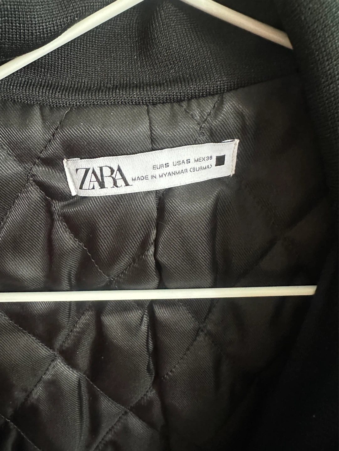 Zara Dark Navy Wool Blend Jacket Men's Size S - photo 3