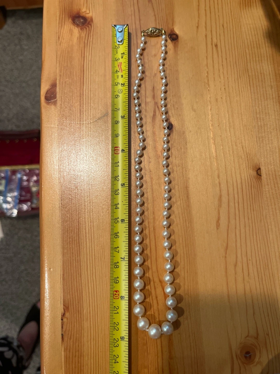 Pearl Necklace- Vintage Costume Jewelry